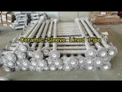 SUS304 Керамическая обшитая локти Керамическая обшитая стальная труба Коррозионная устойчивость Керамическая обшитая труба