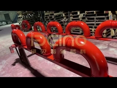 Гладкий бетонный насос локоть легкий вес бетонный насос бум трубы бетонный насос локоть облицовка керамика