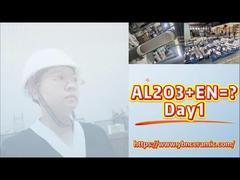 Трубопровод из керамического рукава из оксида алюминия большого диаметра